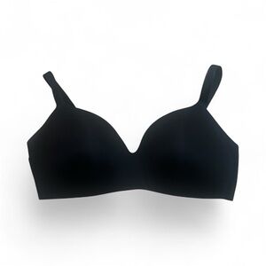 Knix Black Wing Woman sz 38D Wire Free Comfort Bra Like New